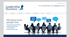 Desktop Screenshot of leaders-inc.com